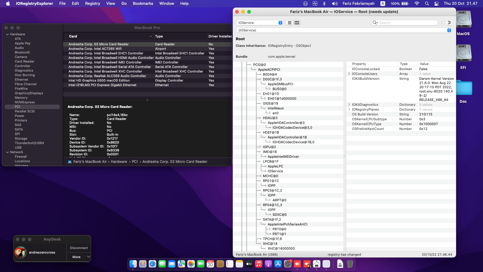 Panasonic Toughbook CF NX4 [Broadwell   Intel HD 5500 + PS2]   OpenCore 10